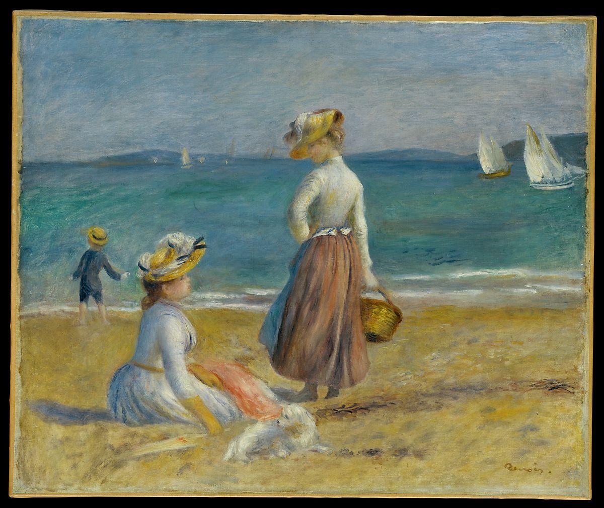 【公49】絵画で楽しむ夏キャプション(ピエール=オーギュスト。ルノワール《浜辺の人々》1890年The Metropolitan Museum of Art).jpeg
