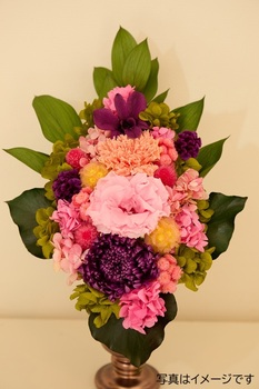 お仏壇にお供えするプリザーブドフラワー